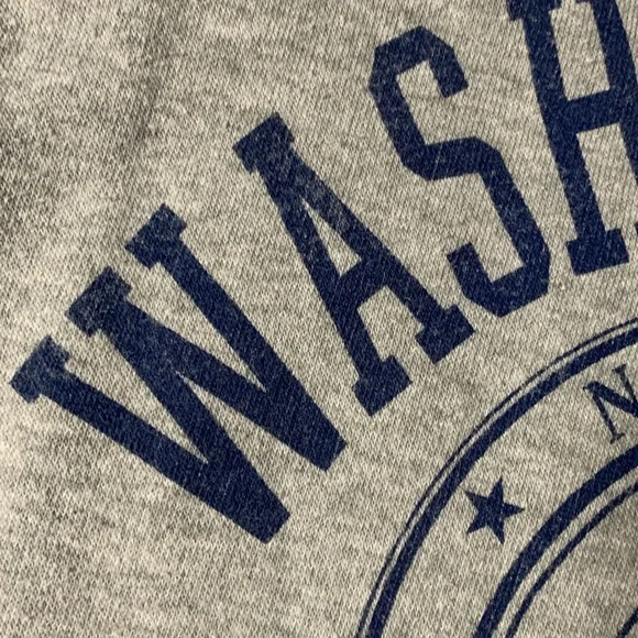 Mens WASHINGTON D.C. United States Nations Capital Gray HOODIE Sweatshirt - Picture 4 of 14